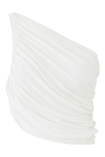 قطعة بيكيني ديانا علوية بنمط حمالة صدر بتصميم غير متماثل